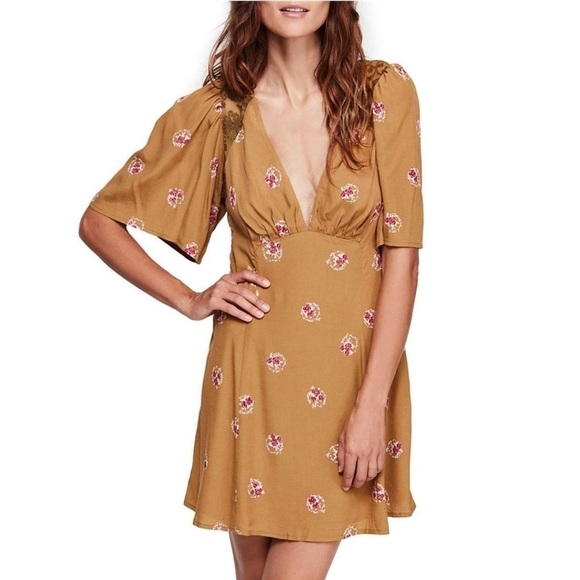 NEW with tags Free People Mockingbird Mesh Dress - Picture 1 of 8